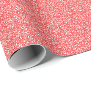 RedFaux Glitter och Sparkles Presentpapper