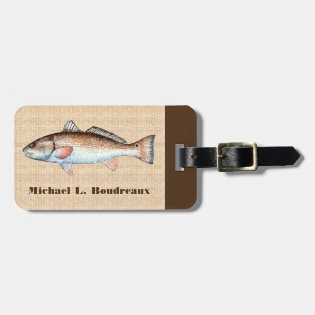 Redfish (brun brytning) bagagebricka (Horisontell Framsida)