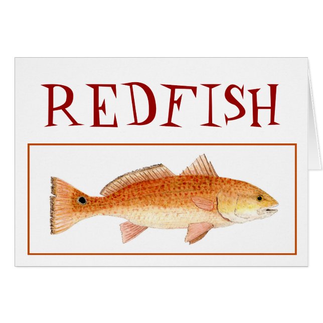 REDFISH HÄLSNINGSKORT (Framsidan Horizontal)