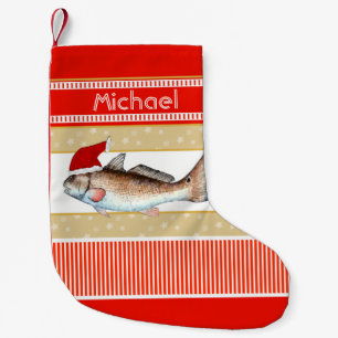 Redfish Santa Liten Julstrumpa