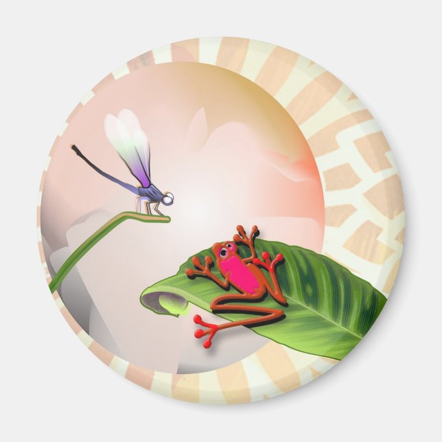 RedFrog tittar på drakflugan Magnet (Framsidan)