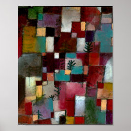 Redgreen och Violet-Gult Rhythm : Paul Klee 1920 Poster