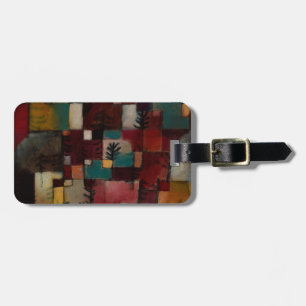 Redgreen och Violett-gult rytmer av Paul Klee Bagagebricka