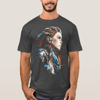 RedHaired Huntress Arrow of the Wild Machines frie T Shirt