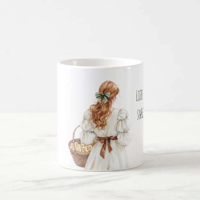 Redhead Female Baby Chicks Kaffemugg (Center)