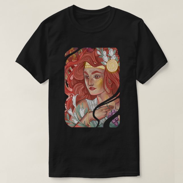 Redhead guddess diva t shirt (Design framsida)