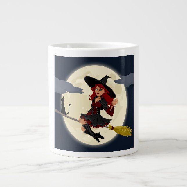 REDHEATED HALLOWEEN WITCH JUMBO MUGG (Framsidan)