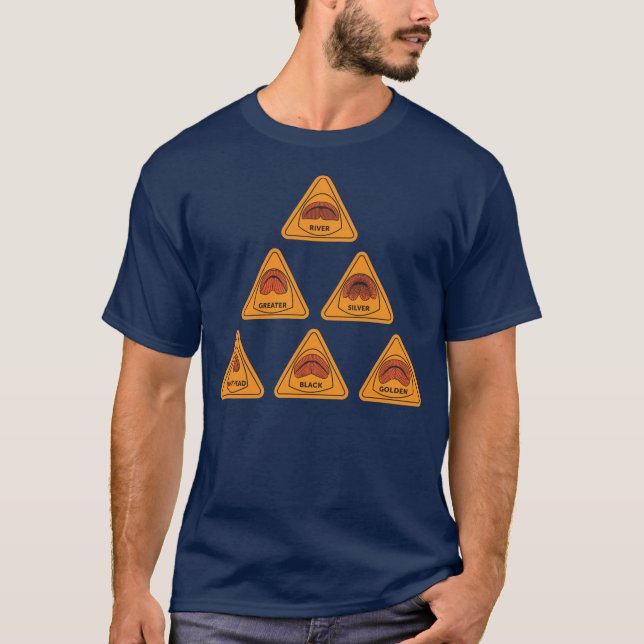 Redhorse läppart-skjorta tee (Framsida)