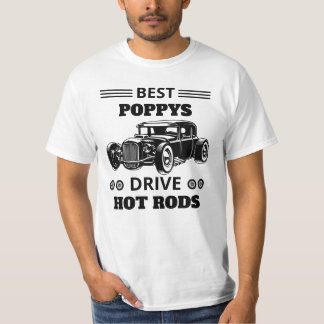 Redigera ALL Text Namn Best Grandpas Drive Hot rod T Shirt