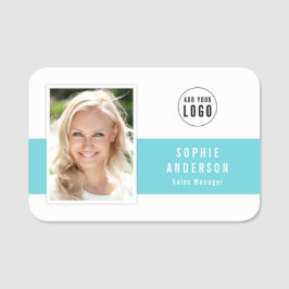 Redigera center Färg Lägg till ditt Logotyp-foto Namnbricka