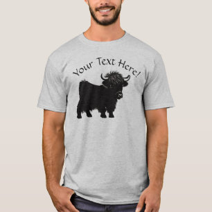 Redigera din textträd för kalvkalvar t shirt
