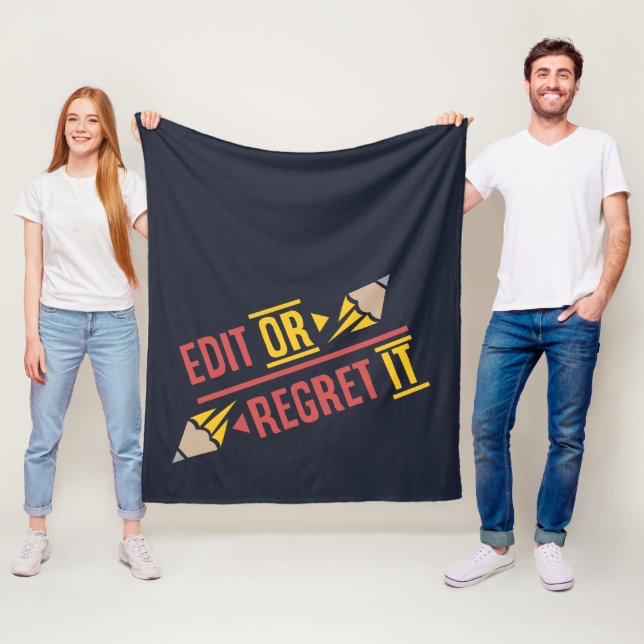 Redigera eller ångra det engelsklärare fleecefilt (På plats)