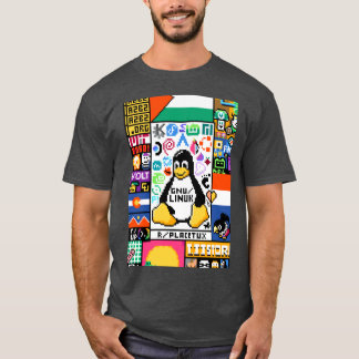 Redigera ersätta PixelLinux T Shirt