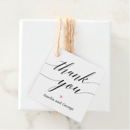 REDIGERA FÄRG Tack Märkre Modern skript Gåvor Etiketter