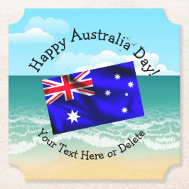 Redigera Flagga-fack för textmatchning för Austral Underlägg Papper