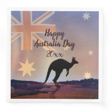 Redigera Flagga Kangaroo Australiendag