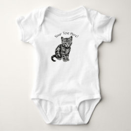 Redigera foto-, Namn- och textcute Kitten Baby Gif T Shirt