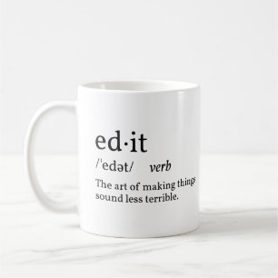 Redigera funny definition kaffemugg