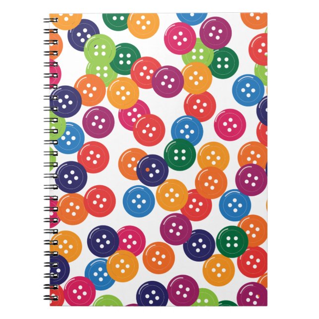 Redigera grundläggande Färg-knappar Anteckningsbok (Framsidan)