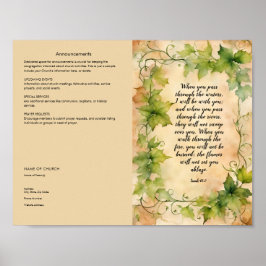 Redigera, hämta Poster för kyrkbulletin