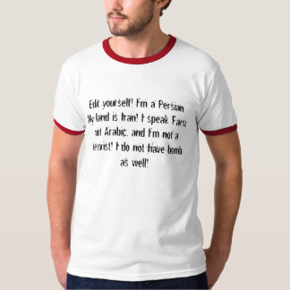 Redigera sig yourself! Mig förmiddag en perser. Tee