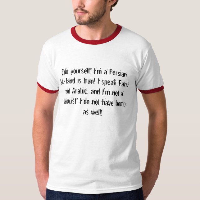 Redigera sig yourself! Mig förmiddag en perser. Tee (Framsida)