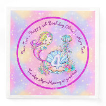 Redigera text anpassa sjöjungfru 4e födelsedagen