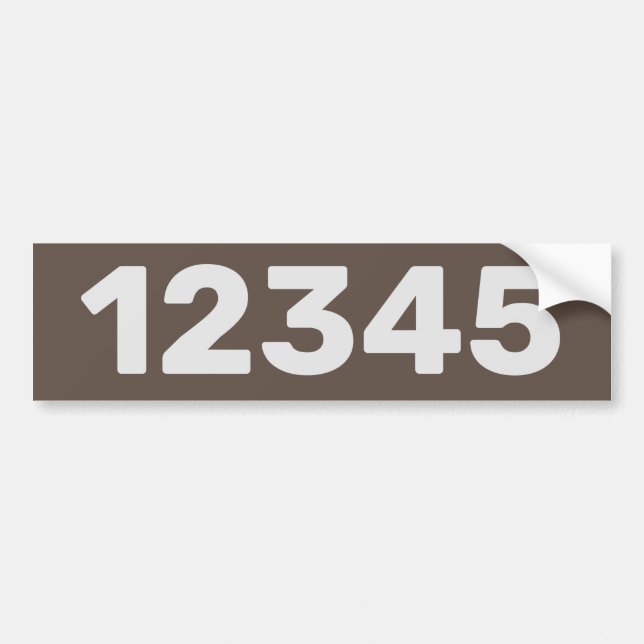 Redigera text, House Numbers-etikett Bildekal (Framsidan)