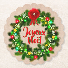 Redigera text Joyeux Noël Underlägg Papper