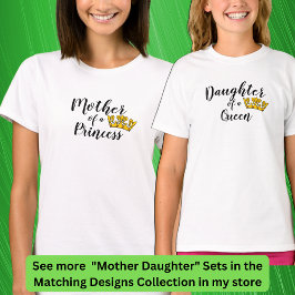 Redigera text - Mor från en prinsessa Matching Mam T Shirt