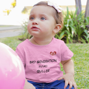 Redigera text, Newborn-24mos Rosa Bra Jersey T-Shi T Shirt
