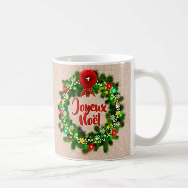 Redigera text Tasse de joyeux Noël Kaffemugg (Höger)