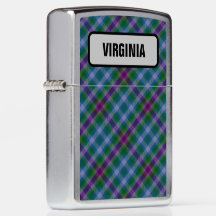 [REDIGERA] US-delstat Virginia Tartan Zippo-ljusar