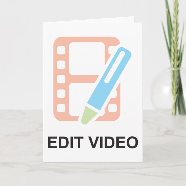 Redigera videohälsningskort kort (Framsida)