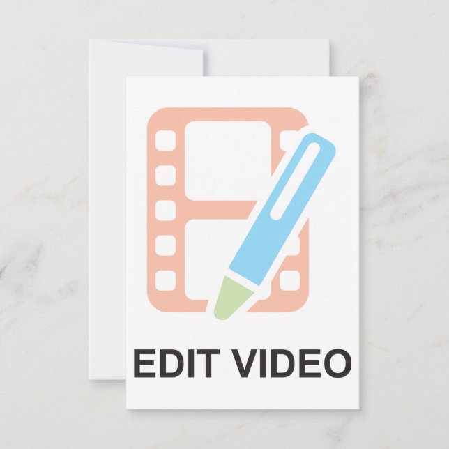 Redigera videoinbjudningar inbjudningar (Framsida)