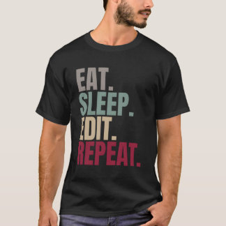 Redigera viloläge Upprepa T Shirt