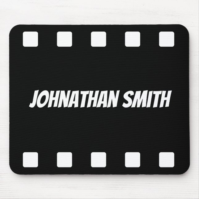 Redigerare Film Strip Black and White Musmatta (Framsidan)