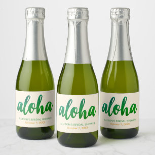 Redigerbar Aloha Tropical Bröllopsdusch Mini