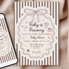Redigerbar Baby är Bryggan Baby Shower Inbjudan