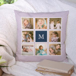 Redigerbar bakgrundsbild av Färg monogram fotokoll Kudde<br><div class="desc">Monogramkudde med 8 kvadratiska bilder i en rutnätslayout med ett vitt gräns på fram- och baksidan skapar det totalt 16 foton som du kan ersätta med egna foton alla mot en redigerbar bakgrund färg (klicka på "anpassa" om du vill ändra bakgrunden till färg). Du kan också lägga till en inledande...</div>
