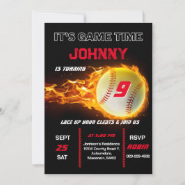 Redigerbar Baskebollinbjudan på födelsedagen Inbjudningar