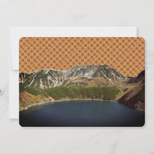 Redigerbar Bergssjö Collage Anpassad Julkort