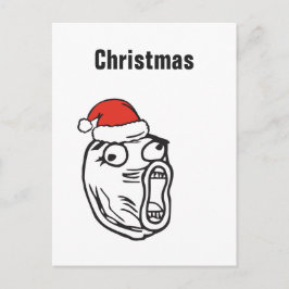 REDIGERBAR beställnings- text för julMemes troll Helg Vykort