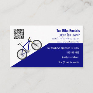 Redigerbar bike Rental Visitkort