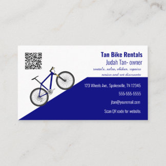 Redigerbar bike Rental Visitkort