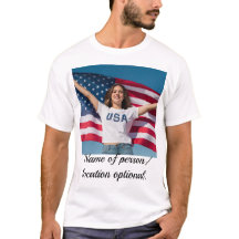 Redigerbar bild T-Shirt med personlig konstbild