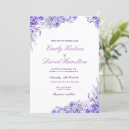 Redigerbar bröllopsinbjudan, Anpassningsbar bröllo Inbjudningar