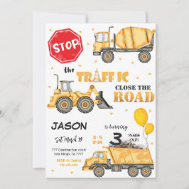 Redigerbar Bygg-inbjudan på födelsedag Inbjudningar