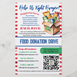 redigerbar donationsmatenhet, Helgdag Flyer, Flygblad