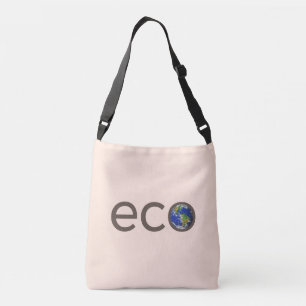 Redigerbar Eco Earth på Elfenben Axelväska